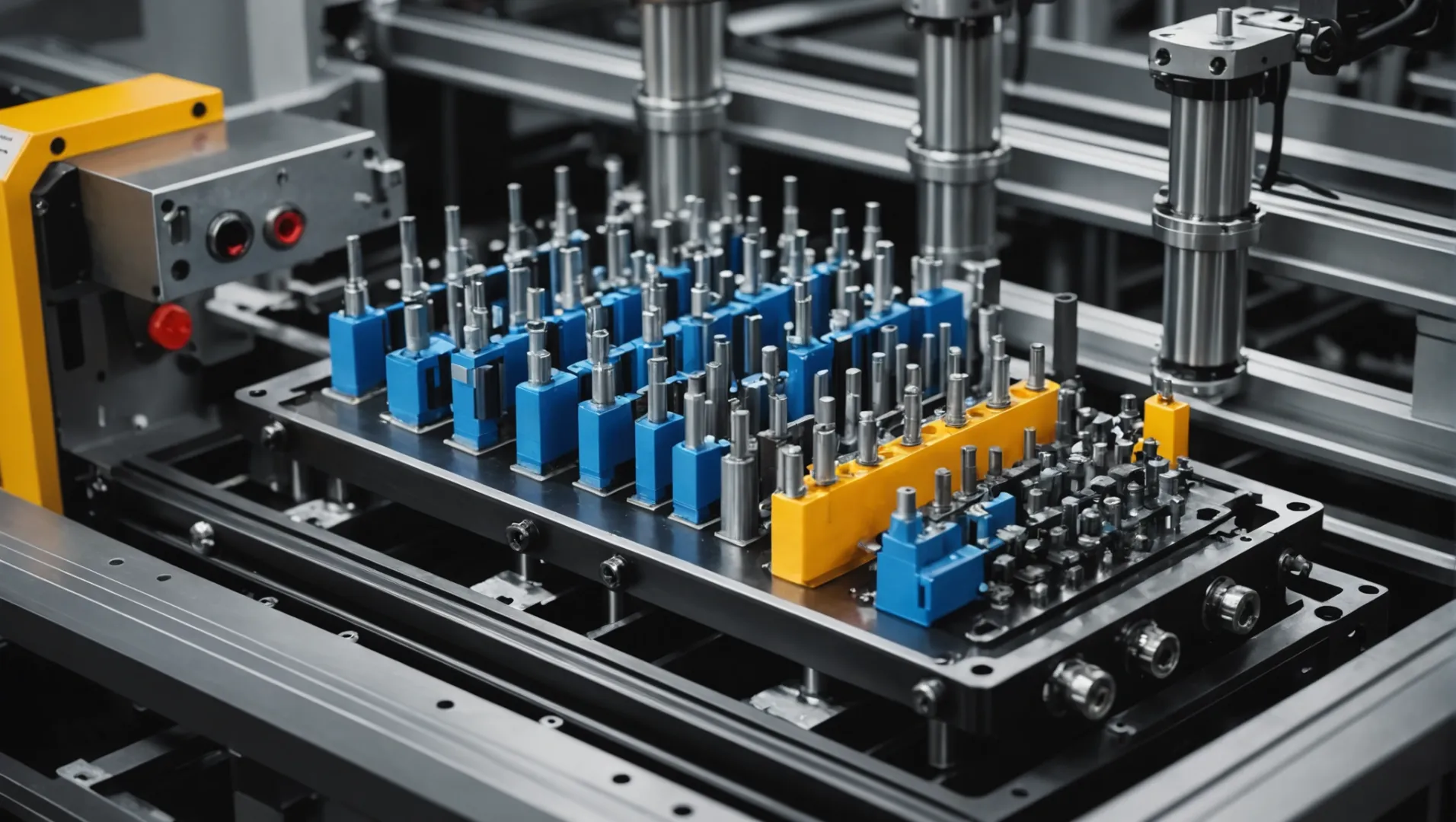 Balanced runner layout in injection molding diagram