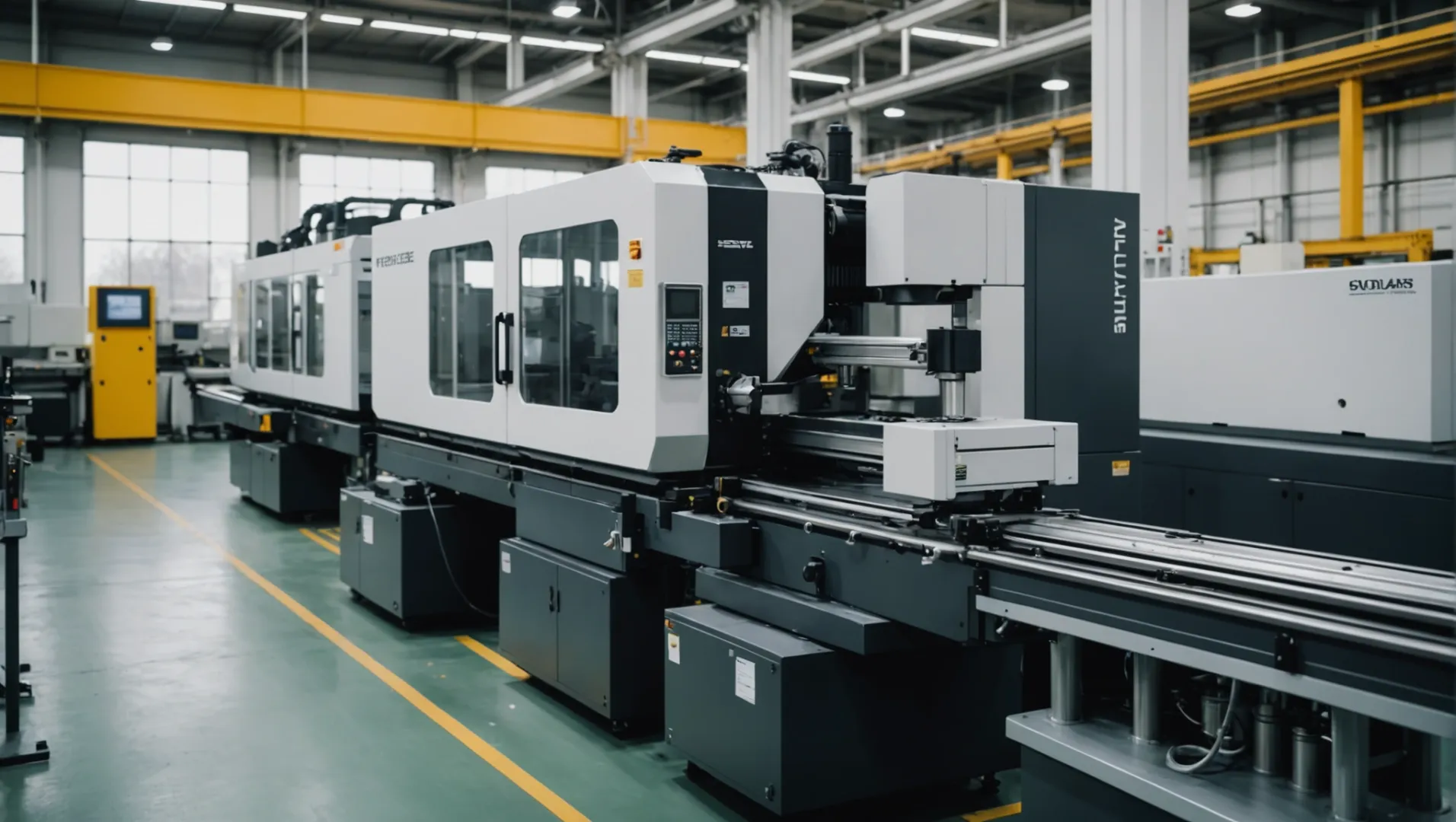 Injection molding machine with energy-efficient features