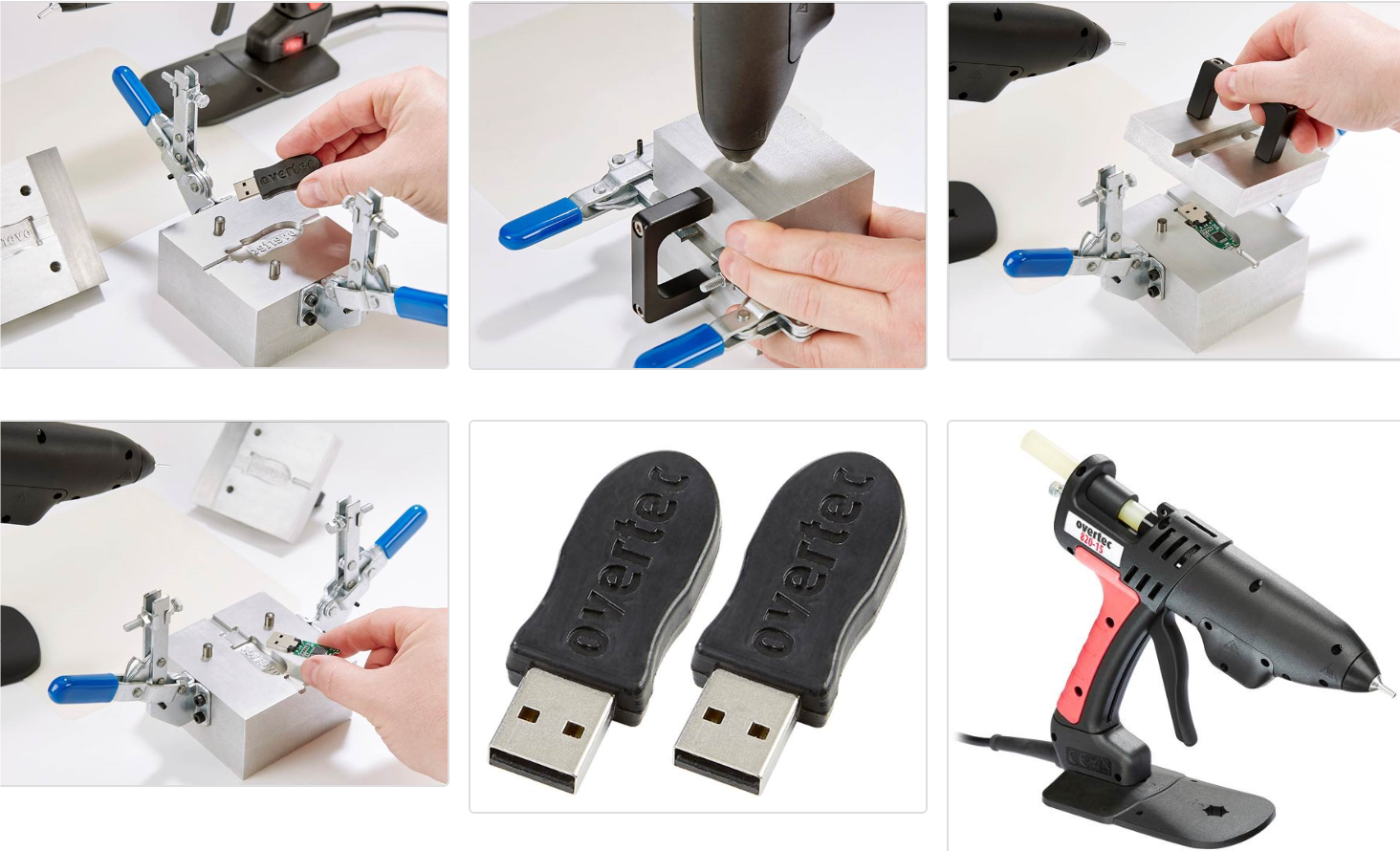 Low-pressure injection molding process with a focus on encapsulating sensitive electronics