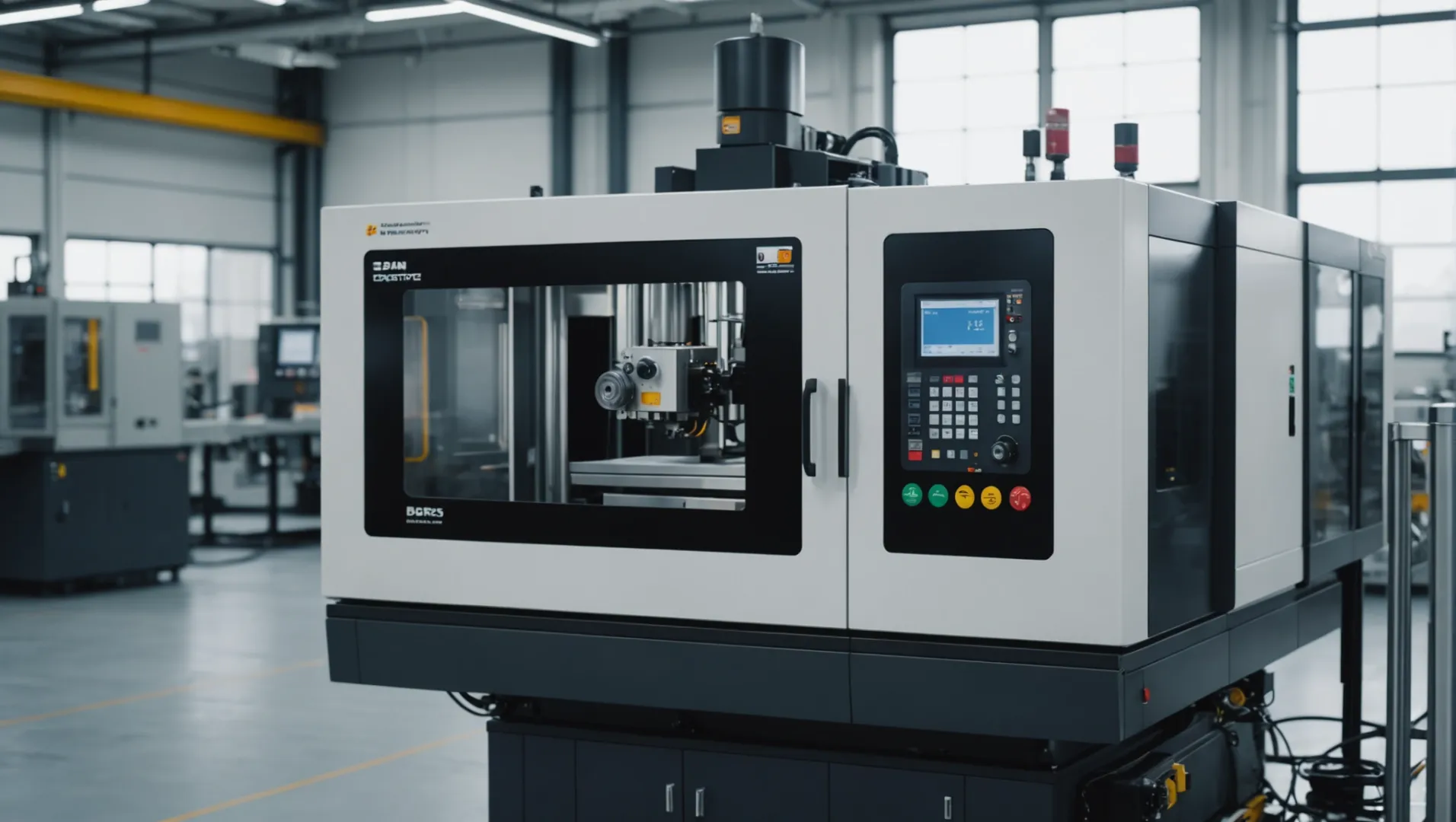 Injection molding machine with digital controls