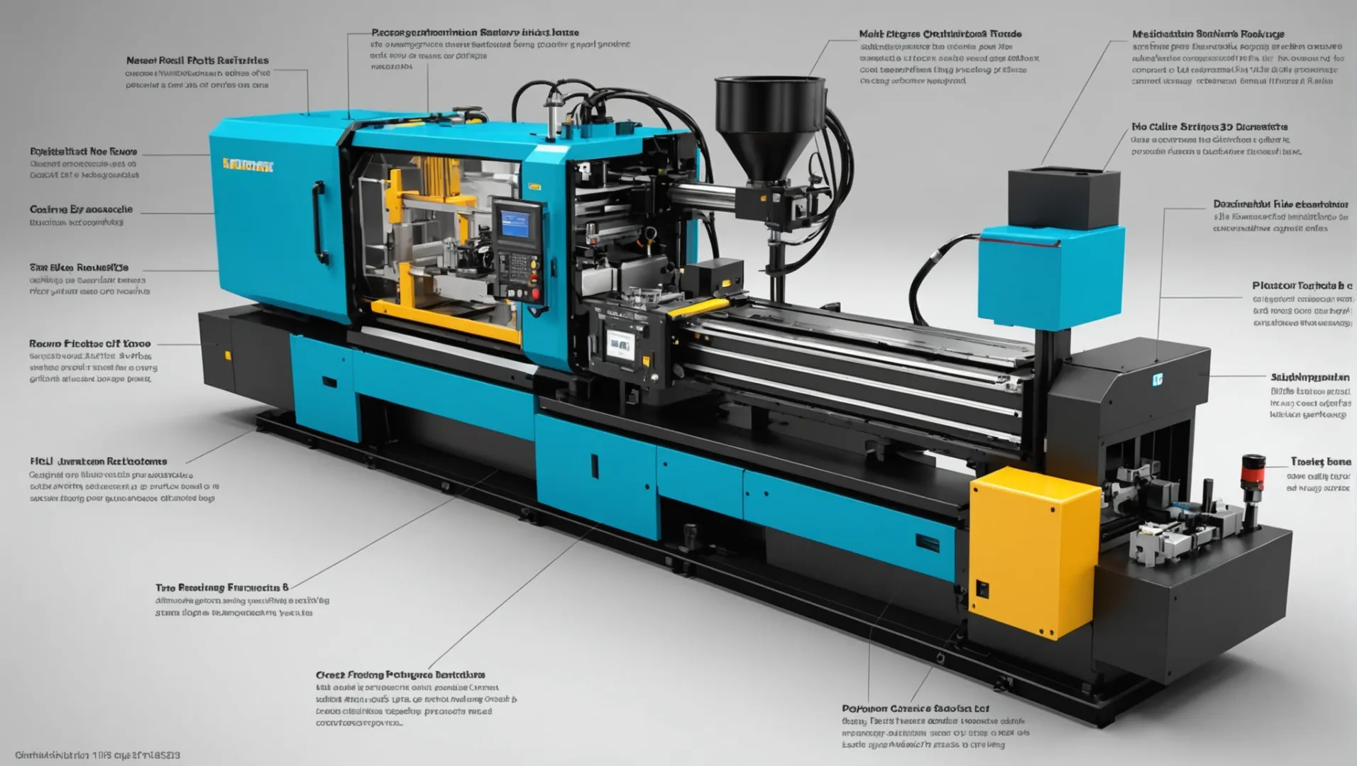 Diagram of injection molding runner design influenced by material properties