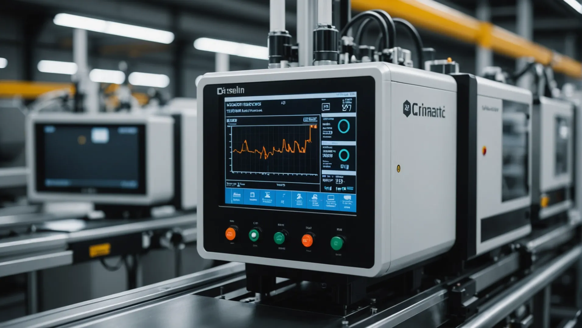 Intelligent cooling system in action within an injection molding machine