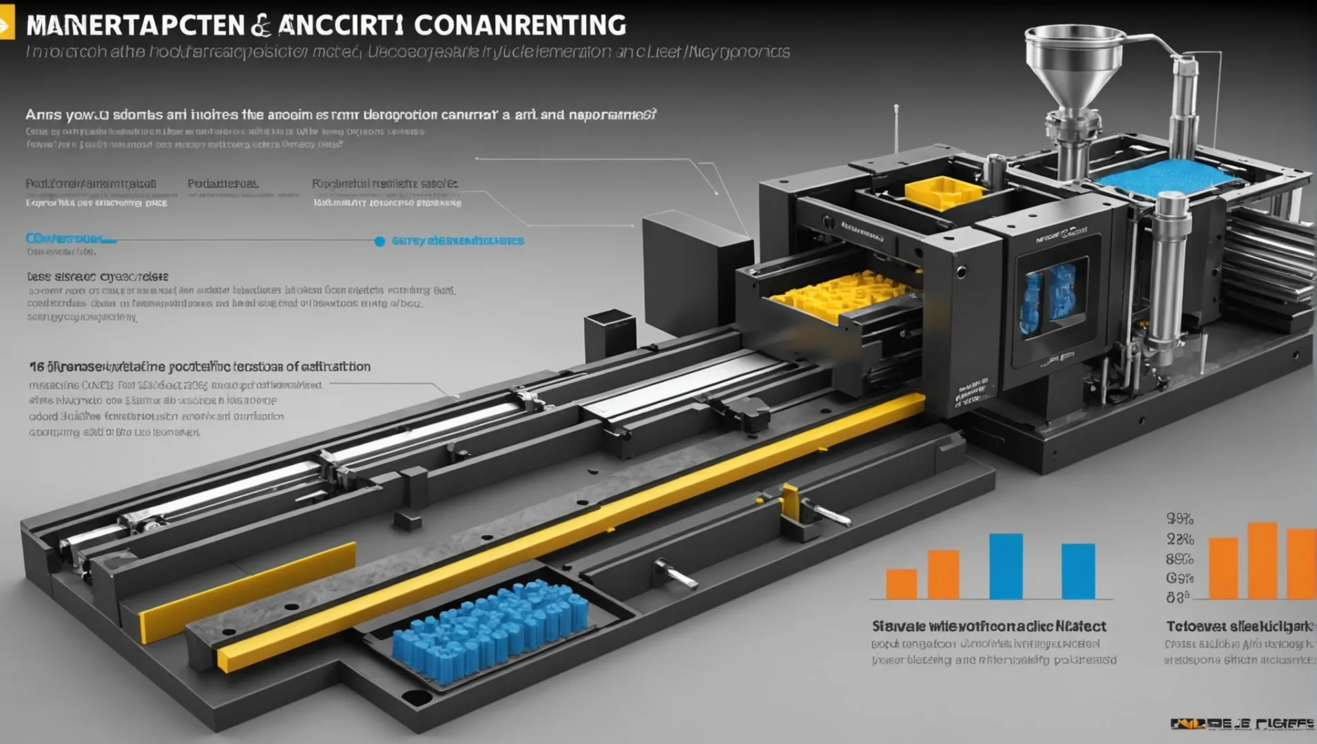 Illustration of material properties affecting stress concentration in injection molding