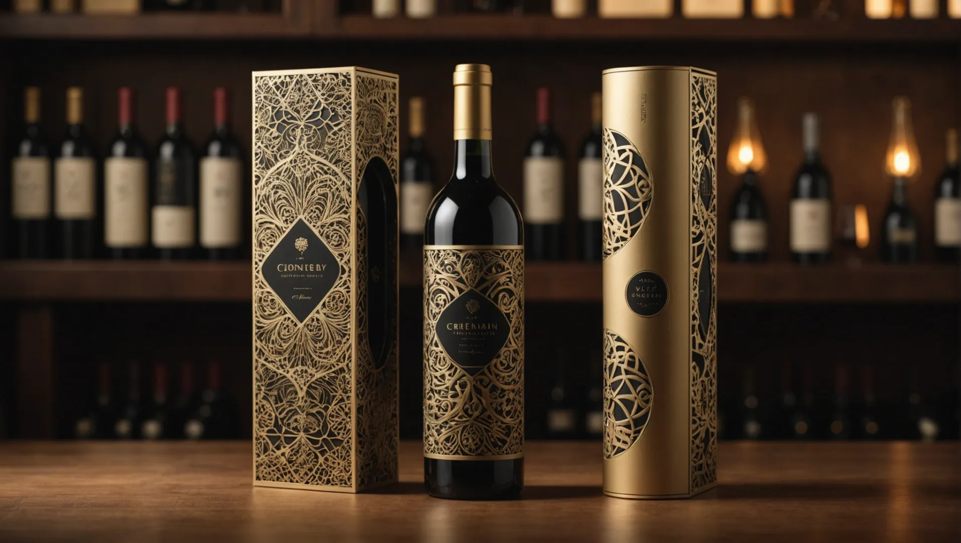 Innovative wine packaging with cultural design elements