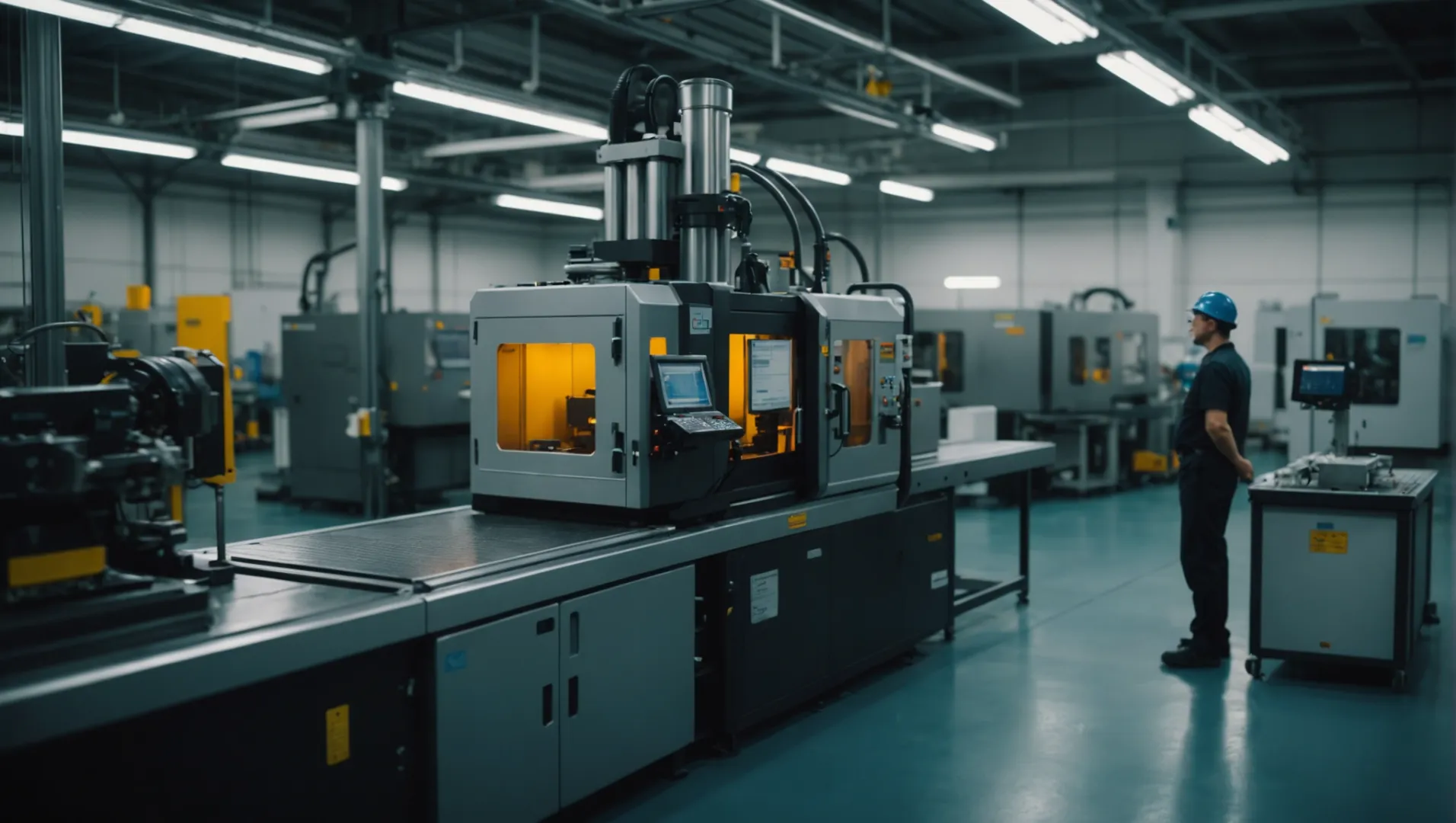 A detailed view of an industrial mold design setup for high-temperature environments