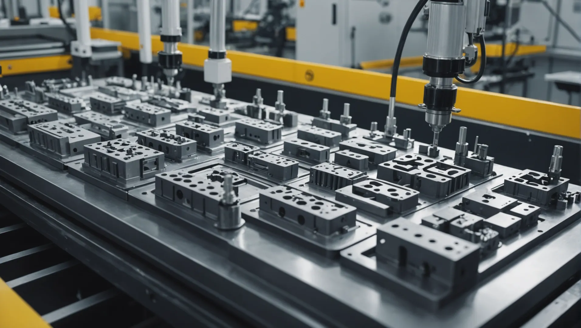 Illustration of multi-cavity and family molds in injection molding