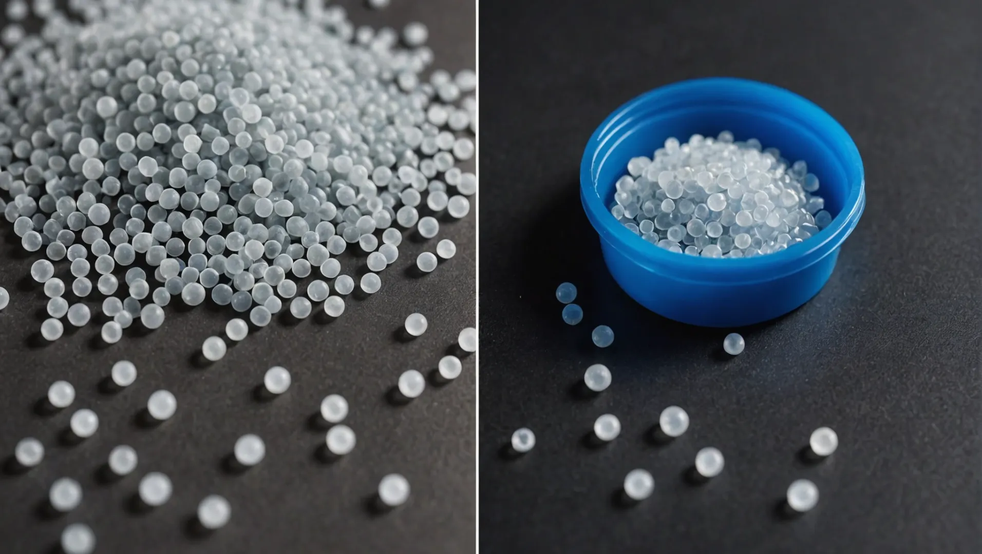 Polypropylene granules and an injection molded part