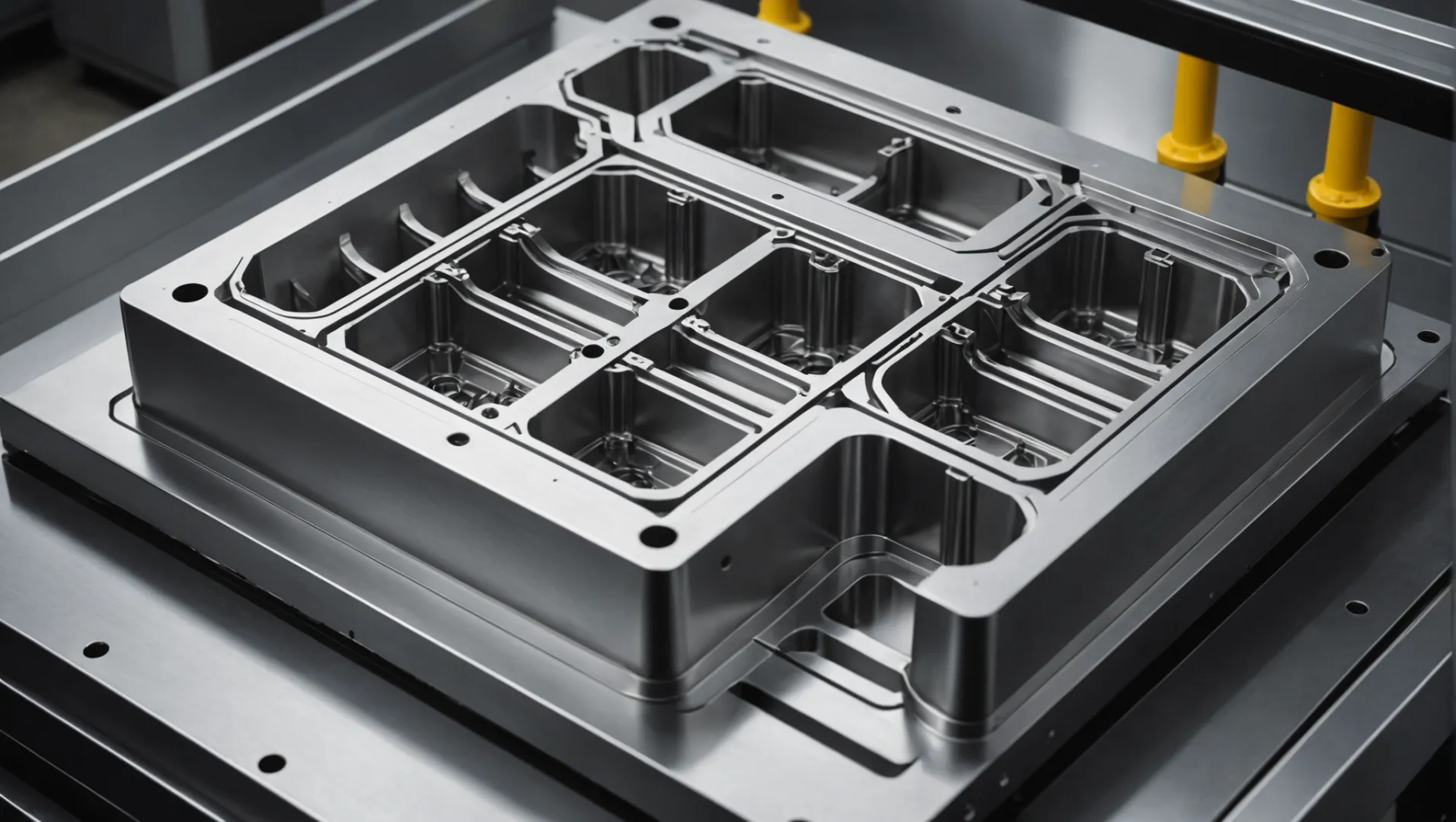 Dual-cavity mold design with precise measurements and cooling systems