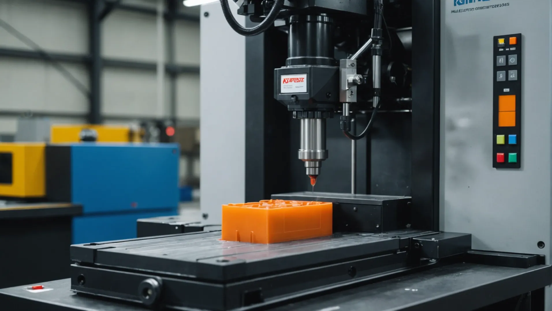 Injection molding machine with a focus on product design to prevent warping